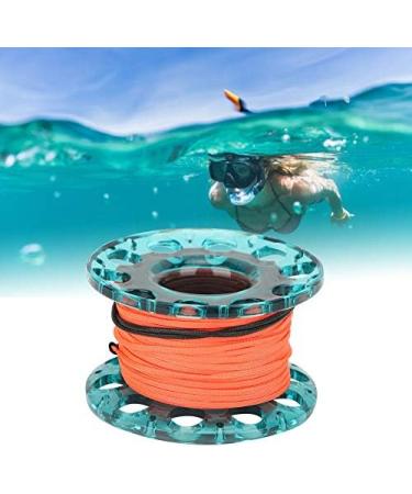 Keenso Handle Pulley Scuba Spool Reel 30m - Durable Plastic Diving Finger Spool Reel - Blue - Buy Online on GoSupps.com