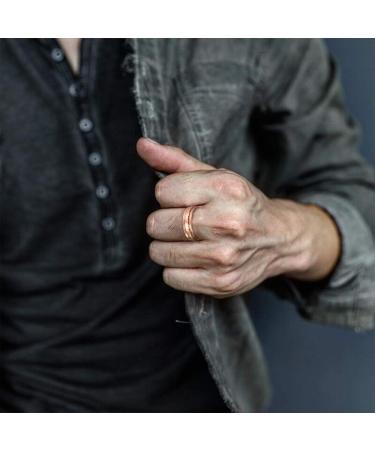 ENERCOPPEX 3500 Gauss Magnetic Arthritis Copper Ring - 99.99% Pure Copper Health Jewelry with 4 Magnets for Joint Pain Relief & Improved Blood Circulation - Buy Online on GoSupps.com