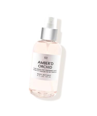 Amber'd Orchid Fine Fragrance Mist by Body Botanic 4 Fl Oz 118 mL a Beautiful Blend of Orchid Verbena Apricot Amber and White Woods - with Plant Extracts - Buy Online on GoSupps.com