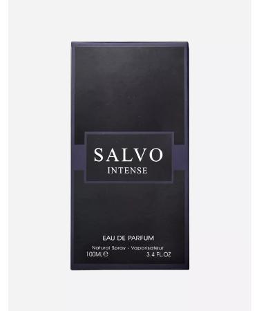 Maison Alhambra Salvo Intense for Men - 3.4 oz EDP Spray Fresh 3.4 Fl Oz (Pack of 1) - Buy Online on GoSupps.com