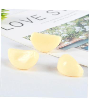 Ciieeo 10pcs Garlic Clove Keychain Fake Vegetable Model Realistic Vegetable Props Food Fridge Magnet - Buy Online on GoSupps.com