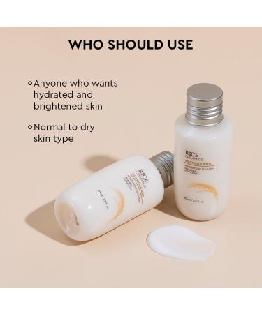 The Face Shop Rice & Ceramide Moisturizer Emulsion | 12-Hour Hydration & Barrier Repair Cream | Korean Skincare for All Skin Types (70ml - Buy Online on GoSupps.com