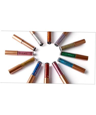 Didiseaon 2pcs Pearlescent Liquid Eyeliner Glitter Liner for Eyes Liquid Glitter Eyeshadow Flash Miss Metal - Buy Online on GoSupps.com