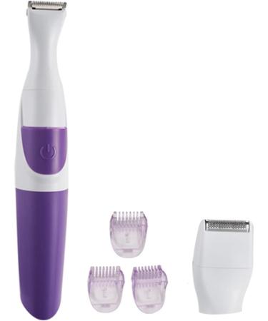 TOPINCN Womens Hair Trimmer Electronic Hair Clipper Washable Hair Removal Tool in Purple Unique Design Easy to Clean - Buy Online on GoSupps.com