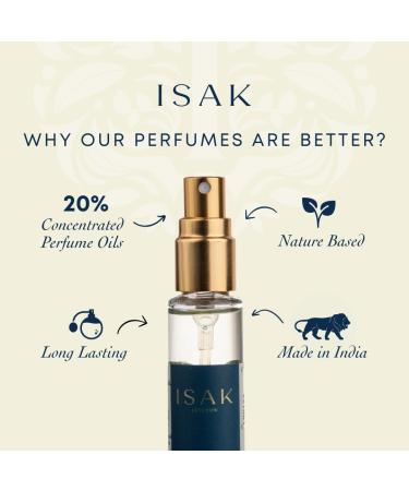 ISAK Premium Perfume For Women & Men Rain Kissed Rose 9 ML (0.3 oz) 8 To 10 Hours Long Lasting Fragrance Of Rose Unisex Luxurious EDP Parfume for Valentines Day Gift - Buy Online on GoSupps.com
