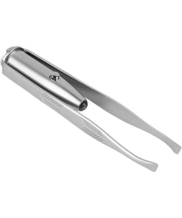 Swiftswan LED Eyebrow Hair Removal Tool - Portable Face Epilator & Stainless Steel Tweezers | Makeup Beauty Essential - Buy Online on GoSupps.com