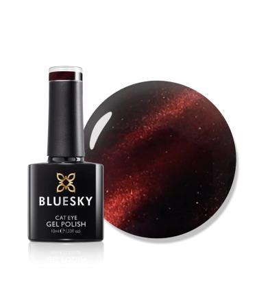 BLUESKY Gel Nail Polish Cat Eye Coat Red KA864 10ml Gel Polish (Requires curing under UV/LED Lamp and a Dark Base to obtain effect pictured)
