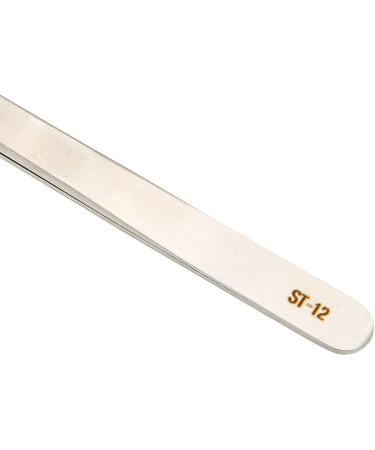 Premium Stainless Steel Tweezers - Precision 2-Part Straight Lace for Hearing Aids & Ingrown Hair - Pointed Needle Precision Tweezers - Buy Online on GoSupps.com