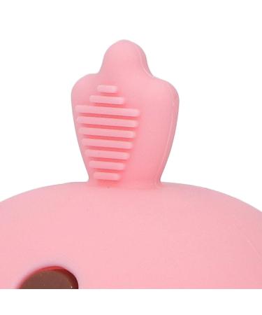 Pacifier Teether Set - Cute Chick Shape with 2 Nighttime Teether Rods (Cherry Pink) - Buy Online on GoSupps.com