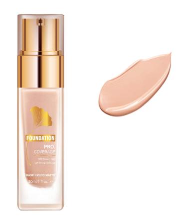 Lightweight medium coverage for all skin types 1 fl oz foundation. (02)