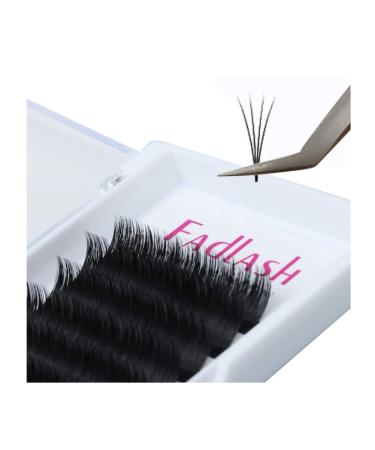 Fadlash Easy Fan Lashes D Curl 0.07 15mm Single Lashes Russian Lashes Natural Look Self Fanning Eye Lashes Automatic Blooming Russian Eyelashes Extensions(0.07-D-15) 15 mm 0.07-D - Buy Online on GoSupps.com