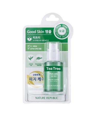Buy Nature Republic Good Skin Tea Tree Ampoule 1.01 fl oz - Best Skin Care for Acne & Oily Skin - Buy Online on GoSupps.com