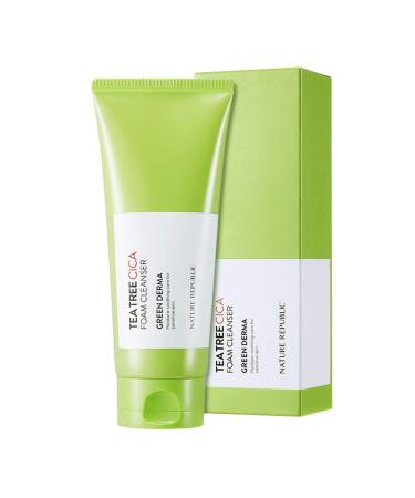 Nature Republic Green Derma Tea Tree Cica Foam Cleanser 5.07 fl. oz. / 150ml