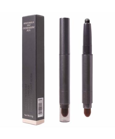 Eyeshadow Sticks for Eyes - Shimmer Creamy Eyeshadow Pencil Waterproof Long Lasting Smoky Eye Makeup Eyeshadow Pencil Crayon Sritob 08#pearl Black