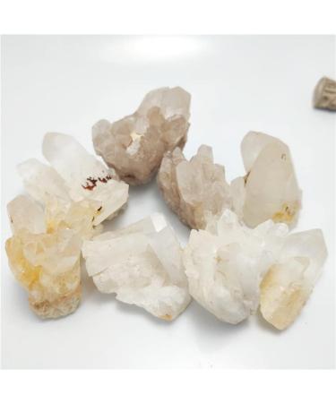 Natural Quartz Crystal Stones White Crystal Quartz Crystal Cluster Ornaments White Quartz Cluster Crystal Specimen Home Office Decor ningxiao (Color : About 150g) - Buy Online on GoSupps.com
