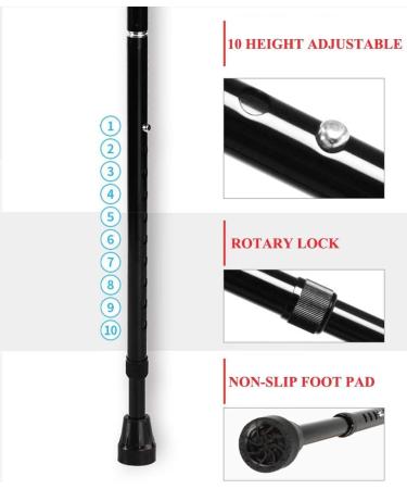 PSMPENG Forearm Crutches Adjustable Folding Adult Elbow Forearm Crutches Collapsible Medical Arm Cuff Crutch Walker with Height Adjustable Portable Lightweight Aluminum Alloy 2Pcs Lightweight Arm - Buy Online on GoSupps.com