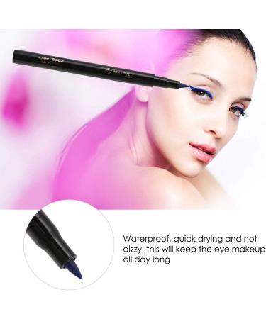 Liquid Eyeliner Pen Smudge Proof Eyeliner Long Lasting Fine Tip Eyeliner Pen for Precise Lines & Definition Precision Eyeliner Tool(Blue) - Buy Online on GoSupps.com