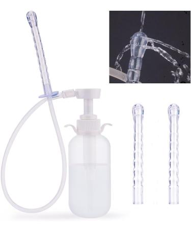 Ultimate Hmxseu Vaginal Shower & Anal Enema - Transparent Portable Cleaning Toy for Men & Women - Buy Online on GoSupps.com