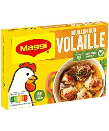 NESTLE MAGGI - Poultry Broth 80G - Pack of 4 