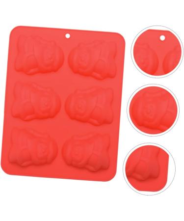 Alipis Christmas Baking Molds Silicone Molds Biscuits Dessert Bakeware Santa Claus Cake Mold Fudge Set - Buy Online on GoSupps.com