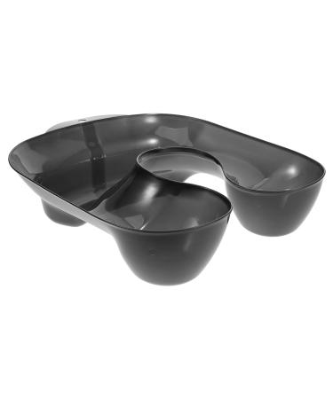 Homoyoyo Plateau pour Cou de Barbier Plastique Noir Repose-nuque pour Teinture de Cheveux Professionnelle Usage Salon Coiffure et Domicile Facile Utiliser