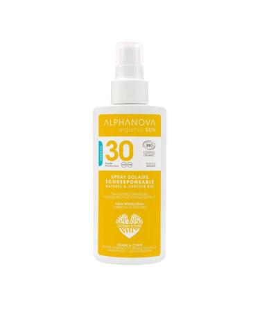 Alphanova organic sunscreen for adults high protection spf30-125ml