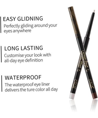 CANIGHT Eyebrow Pencil Eyeliner Pencil Waterproof Eye Liner Eye Pencil Women Makeup - Buy Online on GoSupps.com