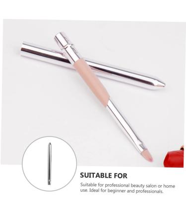 Angoily Lip Brush with Lid | Travel Makeup Applicator for Lip Gloss Lip Tint and Lipstick | Perfect for On-the-Go Beauty - Buy Online on GoSupps.com