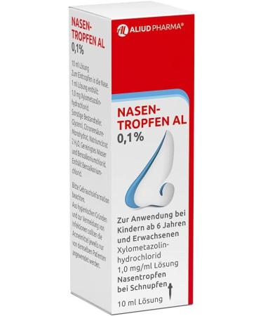 ALIUD PHARMA Nasal Drops 0.1% - Decongestant Relief for Blocked Nose | 10ml International Shipping - Buy Online on GoSupps.com