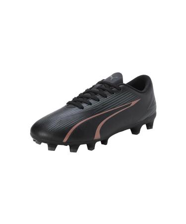 PUMA Unisex Kids Ultra Play Fg/Ag Jr Soccer Shoe 38.5 EU Puma Black Copper Rose