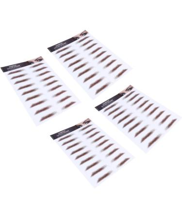 Beavorty 12 Pcs Eyebrow Stickers Waterproof Makeup Hair-like Eyebrows Eyebrow Transfer Stickers Earth Tones - Buy Online on GoSupps.com