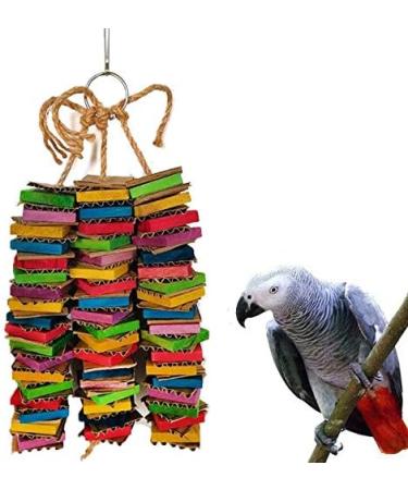 Shop PIARKTOY PAPPARES Tools - Natural Wooden Bird Toys for African Gray Parrots & Large Birds - Quality Cardboard Play Stuff - Buy Online on GoSupps.com