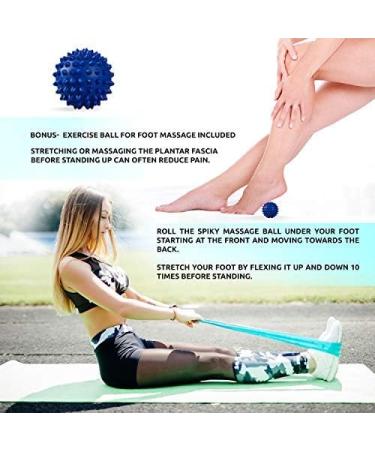 Plantar Fasciitis Shoe Inserts - High Arch Support Insoles for Men & Women | Pain Relief & Foot Exercise Ball | FSA/HSA Eligible - Sizes 9.5-12 Men/Youth, 11-13.5 Women - Buy Online on GoSupps.com