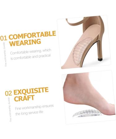 Mobestech 4 Pairs Striped Arch Pads - Nonslip Forefoot Support Inserts for Women & Men - Comfy Gel Foot Arch Holders - Buy Online on GoSupps.com