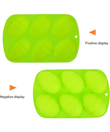 DECHOUS 1pc Easter Egg Cake Mold Mousse Cake Silica Gel 3D Household 26.5X16.5CM Green - Buy Online on GoSupps.com