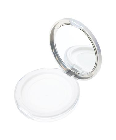 DOITOOL 2pcs Powder Box Makeup Travel Containers Refillable Compact Loose Powder Case Elastic Mesh Simple