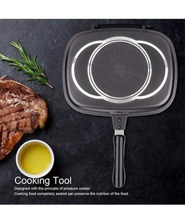 32cm Cast Aluminum Double-Sided Frying Pan | Versatile Barbecue Cooking Tool for Home & Outdoor | Premium Cookware Accessories - Buy Online on GoSupps.com