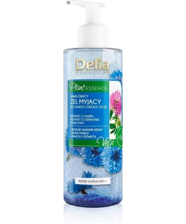 Delia Cosmetics - Plant Essence - Face Cleanser - Washing Gel - Moisturizing Cleansing - Removes Makeup & Impurities - Vegan Friendly - Natural Ingredients - Every Skin - Reduces Excess Sebum - 200 ml - Buy Online on GoSupps.com