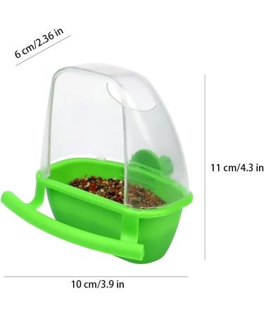 JNAWA 2pcs Bird Cage Feeder Bird Water Bottles Food Holder Feeder Parrot Food Dispenser for Cockatiel Parrots Budgie Lovebirds - Buy Online on GoSupps.com