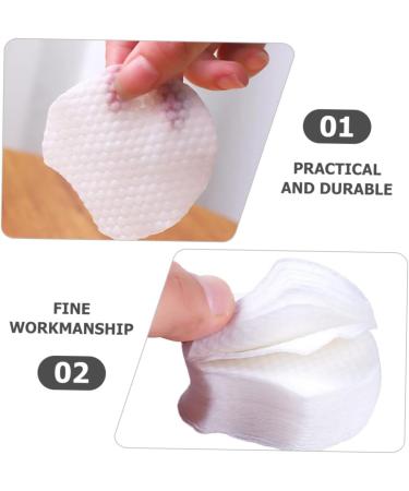 1200pcs Face Pads - Non-Woven Makeup & Cleansing Cotton Pads for Facial Care | Ideal Nail Polish Removers & Makeup Removers - 2.5x5.8cm - Buy Online on GoSupps.com