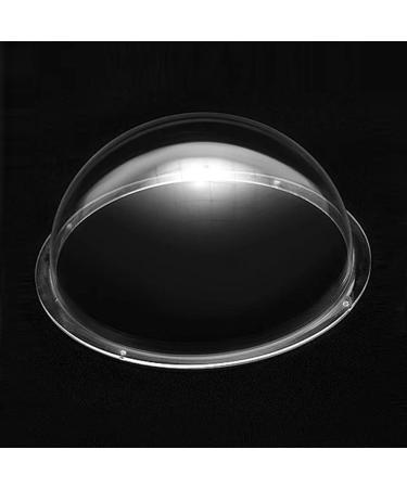 Lotowelzon 10.2 cm acrylic substitute camera cover transparent for security camera housing pet dog fence window roof window 100 mm x 51 mm ID100mm * H51mm/4 * 2in