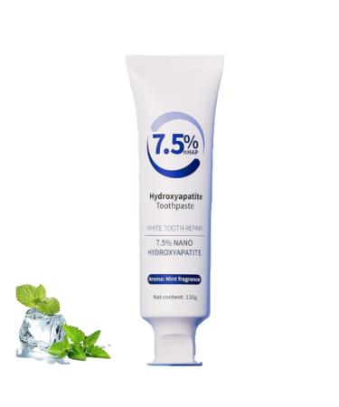 Hydroxyapatite Toothpaste, Protects Tooth Enamel, Fluoride-Free Formula, Mild Mint, Suitable for Sensitive Teeth, Daily Protection, Long-Lasting Fresh Breath