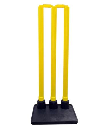 Carta Sport Yellow Plastic Return Wickets (Rubber Base) Return Wickets Bushings One Size
