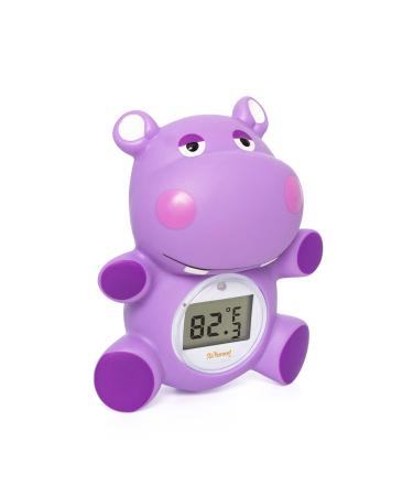 Doli Yearning Baby Bath Thermometer with Room Temperature| (?/?)|Cute Hippo|Kids' Bathroom Safety Products|BPA Free|Baby Bath Floating Toys