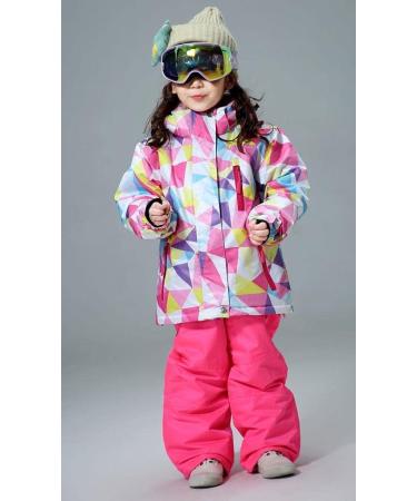 SEARIPE Girls Ski Jacket and Pant Set - Winter Snowsuit for Kids | Waterproof Outdoor Ski Suit - Size 10 - Buy Online on GoSupps.com