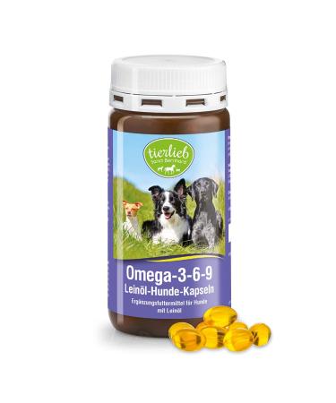 Flaxseed Oil Capsules Omega-3-6-9 for Dogs