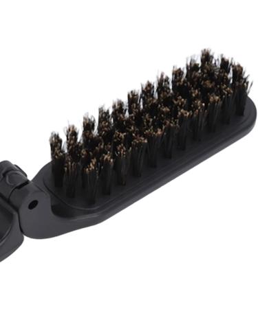 Folding Hair Brush Foldable Beard Brush Waterproof Grooming Cleaning Beard Black Beard Styling Comb for Men Household Outdoor Travel - Buy Online on GoSupps.com