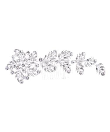TOVINANNA Bridal Headwear Tiara Rhinestones Wedding Hair Accessories Bride Hair Side Comb Rhinestone Hair Accessories Crystal Hair Accessories Alloy Dinner Party The Flowers Hair up