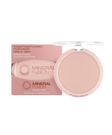 Mineral Fusion Pressed Powder Foundation, Cool 2, 0.32 Ounce (Pack of 1)