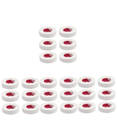 Angoily 24 Rolls Eyelash Tape Lashes Tape Make up Accessories Soft Eyelash Patches Eyeshadow Tape Lash Extensions Makeup Accessories For Lash Miss Polyolefin Film Auxiliary Cosmetic White